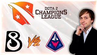 НС смотрит игру B8 vs Winstrike  D2CL Season 7 [upl. by Lamok]