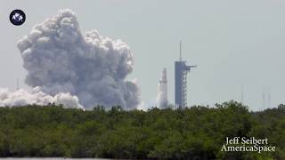 SpaceX Falcon Heavy TEST FIRE Arabsat 6A [upl. by Rech804]