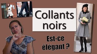 Les COLLANTS NOIRS sontils élégants   Devenez une Lady des temps modernes [upl. by Rraval]