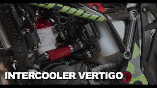 Montaje de intercooler en Vertigo Vertical de Trial [upl. by Ihcur478]