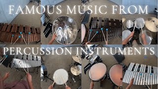 Famous Music from a lot of Percussion Instruments shorts [upl. by Yaresed]