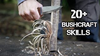 Simple Bushcraft Tips amp Skills [upl. by Esorbma]