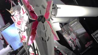 Perfect Grade PG Full Armor Unicorn Gundam at the Gunpla Expo in Tokyo Japan [upl. by Ranita]