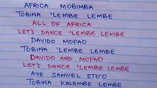 Koffi Olomide ft Davido  Legende Fan Made Lyrics Video Translated to English [upl. by Linnell]