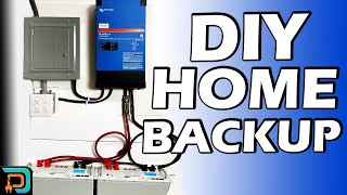 Battery BACKUP for Home  DIY Step by Step [upl. by Costanza158]