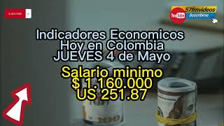 DOLAR Y EURO HOY EN COLOMBIA JUEVES 4 DE MAYO DE 2023📈📉 [upl. by Esinrahc]