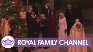 Royal Family Unite at Kate’s Christmas Carol Service [upl. by Carder]