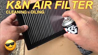 HOW TO CLEAN and OIL KampN AIR FILTER  Cleaning and Oiling your KampN Filters is very Easy to do [upl. by Nnylecoj]