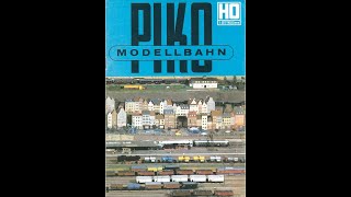 Piko Modellbahn Katalog von 1974 [upl. by Kilk]