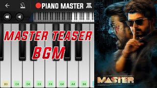 Master Teaser BGM Piano Tutorial [upl. by Draner]