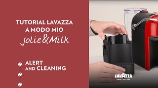 Lavazza A Modo Mio JolieampMilk  Tutorial alert and cleaning  Lavazza [upl. by Claudina467]