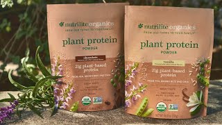 Plantbased Protein Powder  Nutrilite Organics  Amway [upl. by Ellinet]