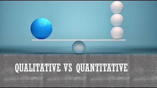 Qualitative vs Quantitative [upl. by Edan33]