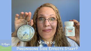 When do Prednisone 💊 side effects start ⌛ [upl. by Boiney]