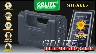 Gdlite solar lighting system [upl. by Sirovart]