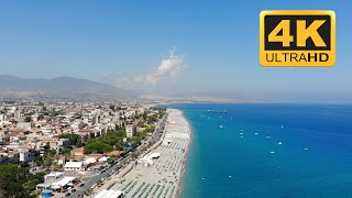 Siderno Beach in Calabria Italy Drone Footage in 4K  2020 Drone Tours [upl. by Goldfarb]