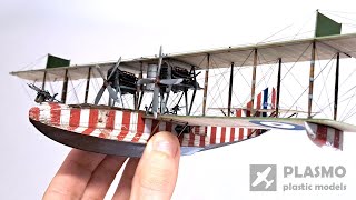 WW I Felixstowe F2A  Roden 172  Aircraft Model [upl. by Cherida749]