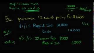 Adjusting Journal Entries Prepayment type [upl. by Aennil739]