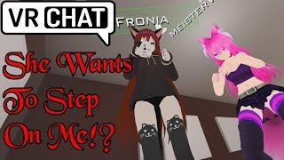 ResStreams VRChat Drunk Lewd Anime Catgirl Steps On Me Like Im Dirt [upl. by Rapsag]