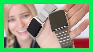 NEW Apple Watch Steel version  iJustine [upl. by Eynobe651]