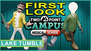 Two Point Campus Medical School DLC Gameplay  Lake Tumble  Sim UK [upl. by Marrissa]