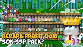 BERAPA PROFIT DARI 30K PACK SSP growtopia Indonesia [upl. by Madelene]