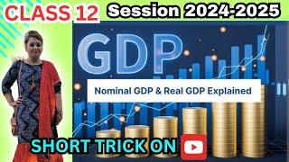 Nominal GDPamp Real GDP  Important CBSE QuestionsNational income class 12 theory with formula [upl. by Ardy]