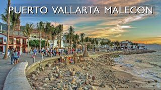 Puerto Vallarta Malecon  Malecón de Puerto Vallarta [upl. by Falconer]