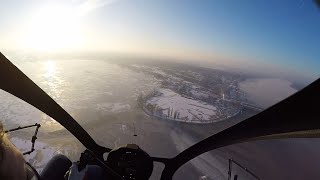 Dynali H3 ultralight helicopter  winter flying [upl. by So]