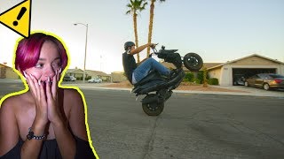 HOW TO WHEELIE ON A 50cc SCOOTER THE EASY WAY [upl. by Zacks716]