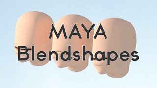 Maya blend shape tutorial blendshapes [upl. by Radec]