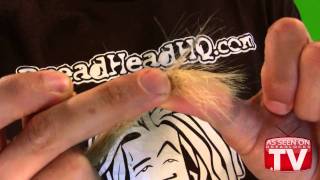 Easy Dreadlocks techniques for Round Blunted Tips  Smooth Ends in Minutes [upl. by Tnairb]