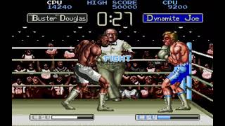 James Buster Douglas Knockout Boxing Sega Genesis [upl. by Kovar221]