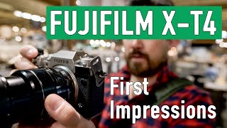 Fujifilm XT4 First Impressions [upl. by Mancino]