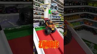 monsterjam Toy MonsterTruck race  Viewer request 604  Zombie Battle Original 🆚 Fire EPIC [upl. by Aryaz298]