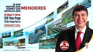 Menderes Türel Seçim Şarkısı  Yeniden Antalya [upl. by Yoreel]