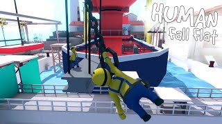 MINIONS NEED TO ESCAPE DOCKYARD in HUMAN FALL FLAT [upl. by Kumagai]