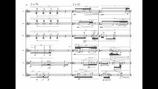 Brian Ferneyhough  Liber Scintillarum 2012 Score video [upl. by Norwood384]