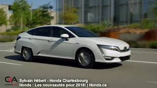 Nouveautés Honda 2018 Fit  Civic  Accord  Clarity  Ridgeline  Voiture et Camionette [upl. by Anauqed]