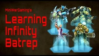 PanOceania vs Nomads Infinity Battle Report  Infinity Training Ep 01 [upl. by Eelyab817]