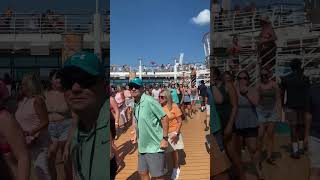 Royal Caribbean’s Adventure Of The Seas Sail Away Party [upl. by Il791]