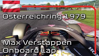 F1 2021 Osterreichring 1979  Max Verstappen Onboard [upl. by Capps380]