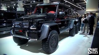 FIRST LOOK Brabus B63S 700 6x6  IAA 2013 [upl. by Enida254]