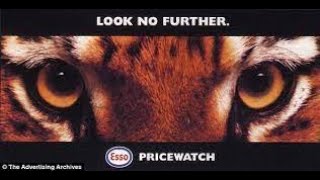 Esso  Price Watch 50quot TV Commercial The night time Tiger [upl. by Litsyrk843]