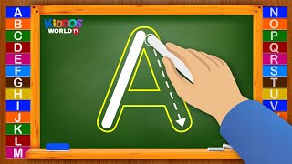 How to Write Letters for Children  Teaching Writing ABC for Preschool  Alphabet for Kids [upl. by Eninej770]