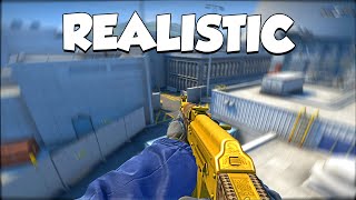 REALISTIC VIEWMODEL in CSGO [upl. by Evita536]