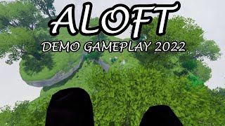 Aloft  Demo Gameplay Video 2022 PC  SurvivalCraftingSandbox  First 17 Minutes [upl. by Ylrebmic316]