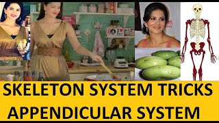 Skeleton System Classification Mnemonics  Appendicular Skeleton System Trick  MCQ for NEET GPAT [upl. by Sara-Ann483]