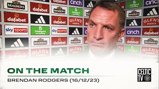 Brendan Rodgers On The Match  Celtic 02 Hearts [upl. by Kolosick]