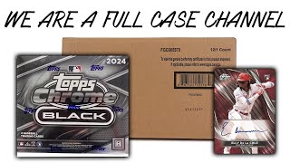 FIRST LOOK  DID TOPPS FIX IT  2024 Topps Chrome Black Hobby Case Battle [upl. by Sartin]